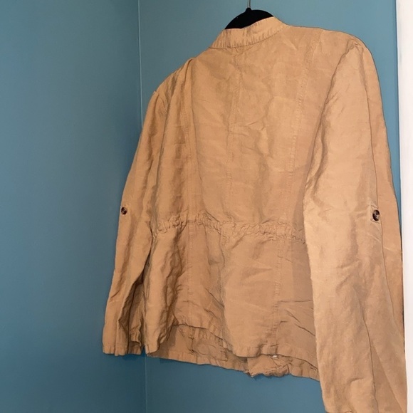 Appraisal women’s lightweight utility jacket - size 16- button up - drawstring - Picture 5 of 6